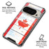 Canada Flag Light Wood Pixel 9 Pro XL Clear Case